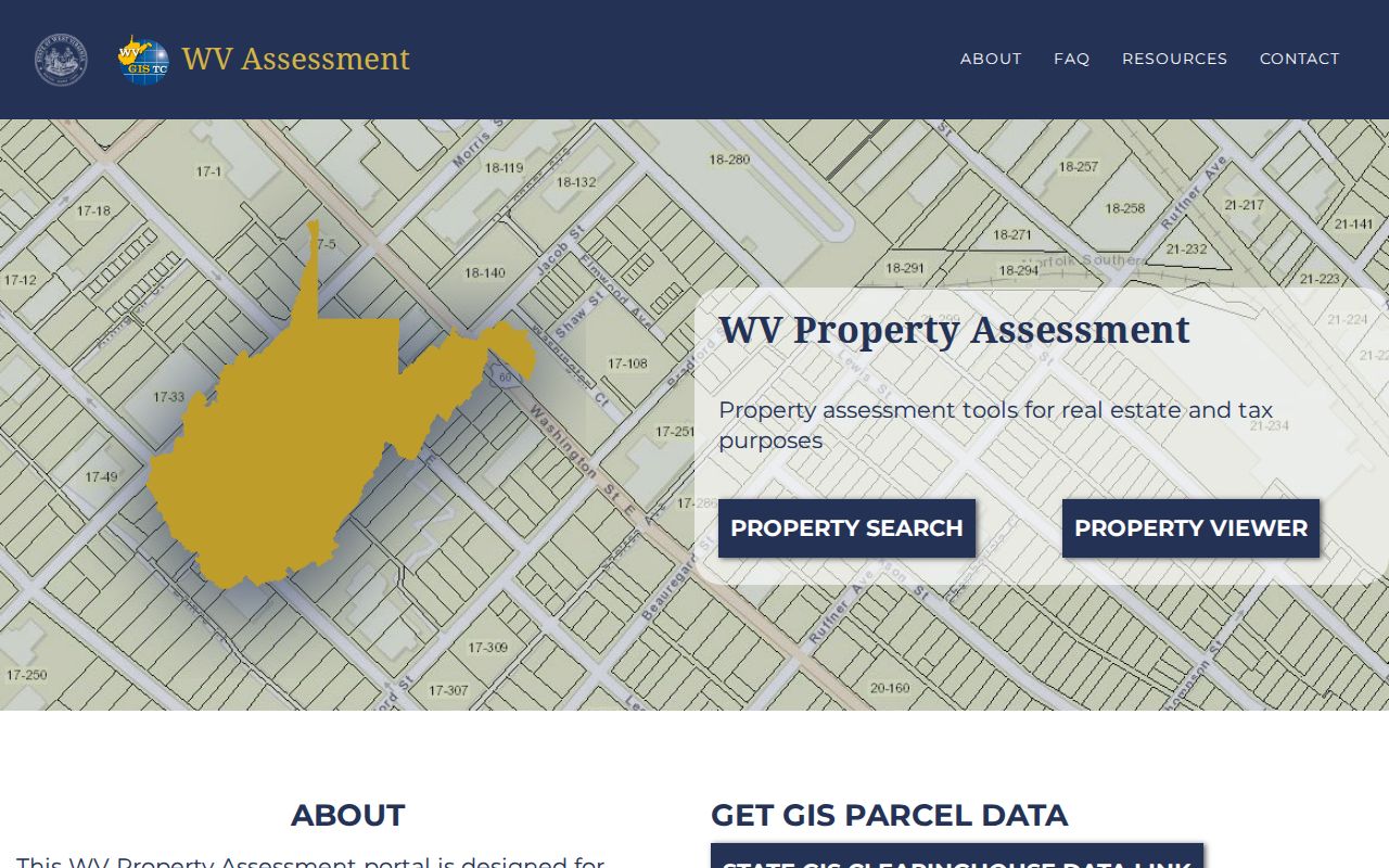 Pendleton County property assessment system and GIS access