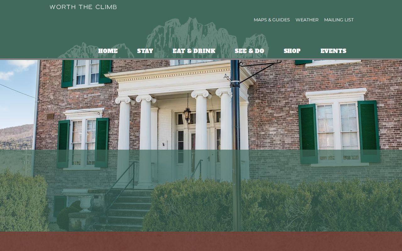 Pendleton County historical information noting Franklin's historic district